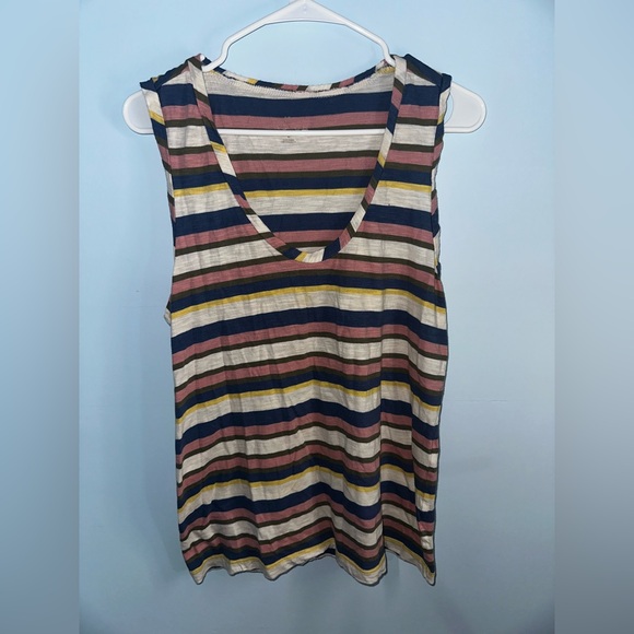 Caslon Tops - Caslon Stripe Sleeveless TankTop Size Medium